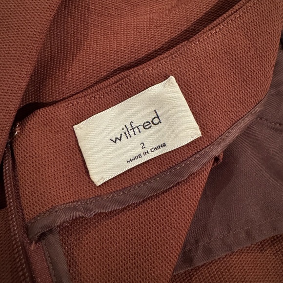 Aritzia Wilfred Ecoulement jumpsuit in a rust brown color. Size 2. - Picture 5 of 7